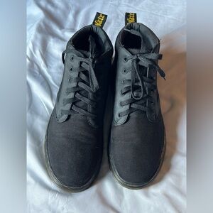 Dr. Martens Winsted Canvas Black High Sneakers Boots 10